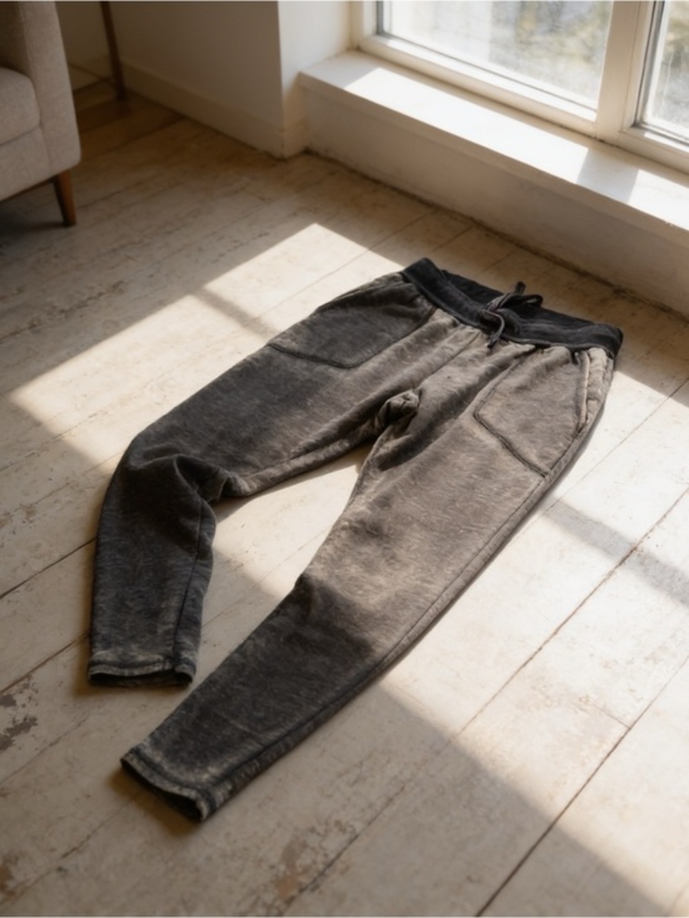 🌸C57-CLEARANCE-Free Press Burn Out Loungewear Pants🩶